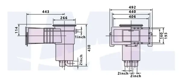 اسکیمر استخر IML مدل E010