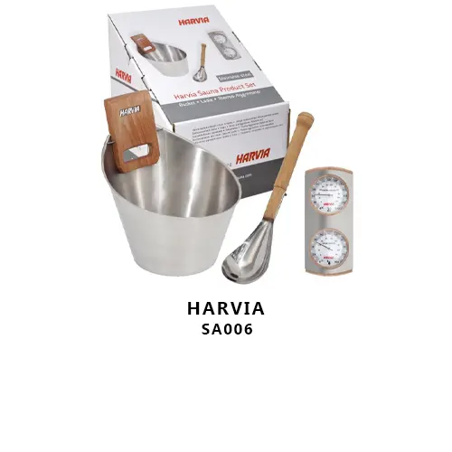 ست لوازم سونای خشک استیل Harvia مدل SA006