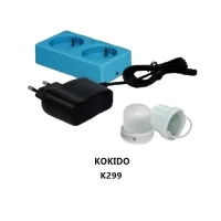 شارژر لامپ به همراه ۲ عدد چراغ LED قابل شارژ K299